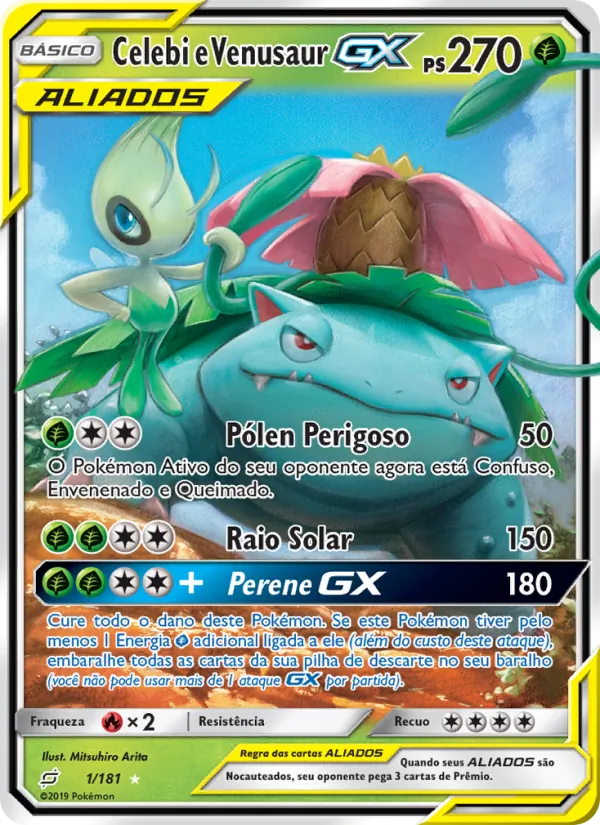 Celebi e Venusaur GX