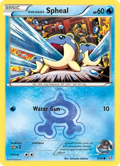 Spheal da Equipe Aqua