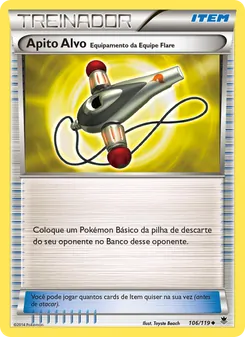Apito Alvo – Equipamento da Equipe Flare