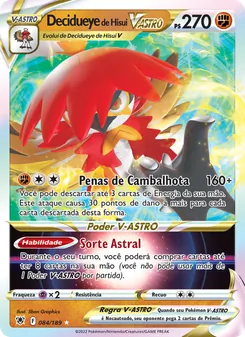 Decidueye de Hisui V-ASTRO