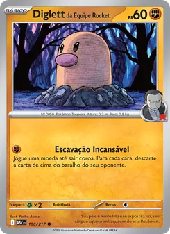 Diglett da Equipe Rocket