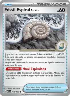 Fóssil Espiral Arcaico