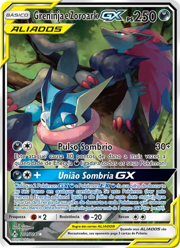 Greninja e Zoroark GX