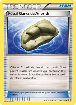 Fóssil Garra de Anorith