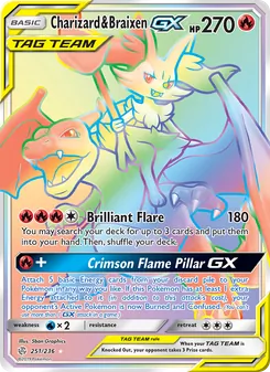 Charizard e Braixen GX