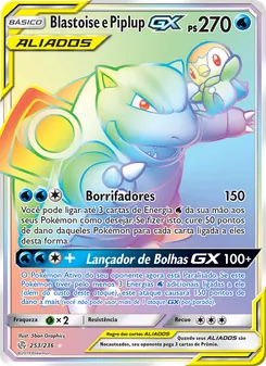 Blastoise e Piplup GX