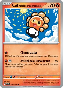 Castform Forma Ensolarada
