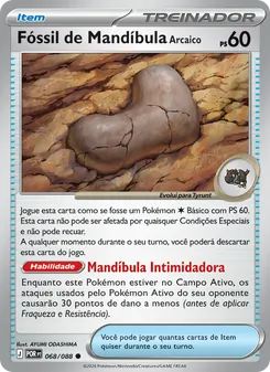 Fóssil de Mandíbula Arcaico