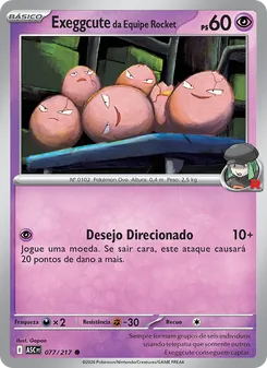 Exeggcute da Equipe Rocket