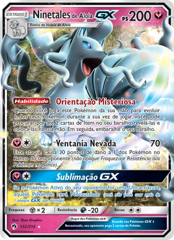 Ninetales de Alola GX