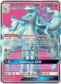 Ninetales de Alola GX